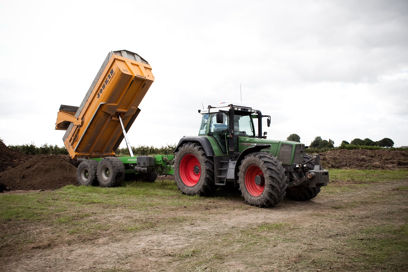 Fendt 916 + kipper (14 m3)